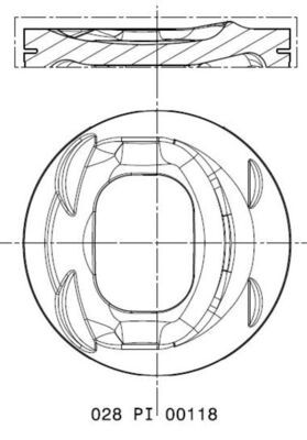 Piston fits audi - a3;, seat