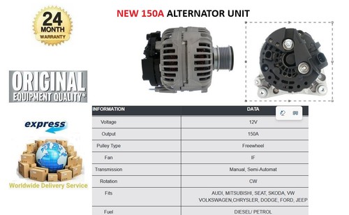 Brand new alternator for - for, vw