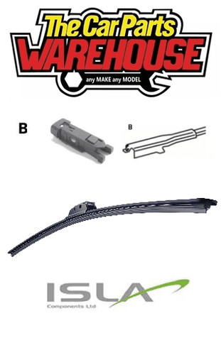 Inch flat blade - flat, front