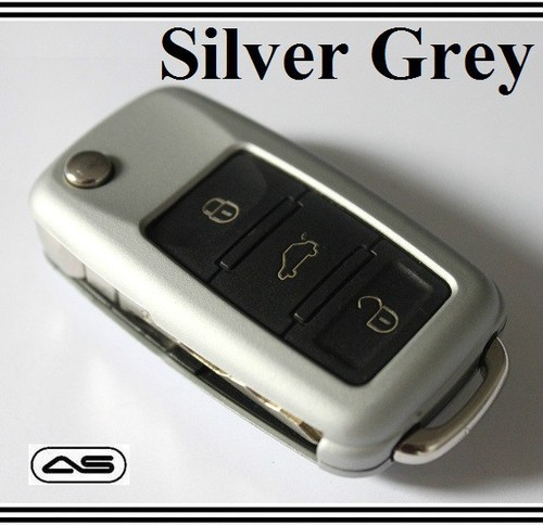 Silver grey key cover - silver,
