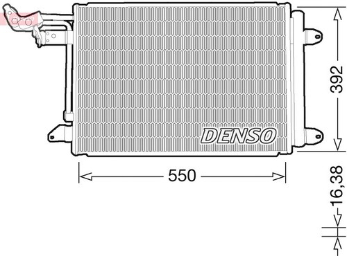 Denso dcn32032 condenser air - denso,